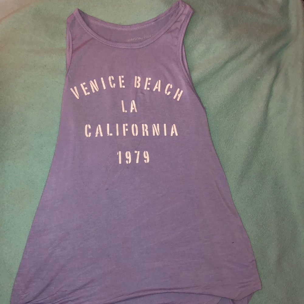 A pretty lavender shirt.